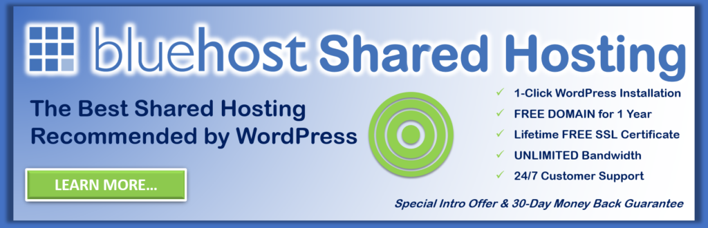 Bluehost Share Hosting